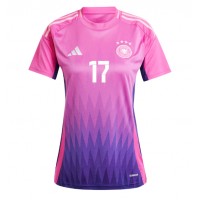 Maglie da calcio Germania Florian Wirtz #17 Seconda Maglia Femminile Europei 2024 Manica Corta